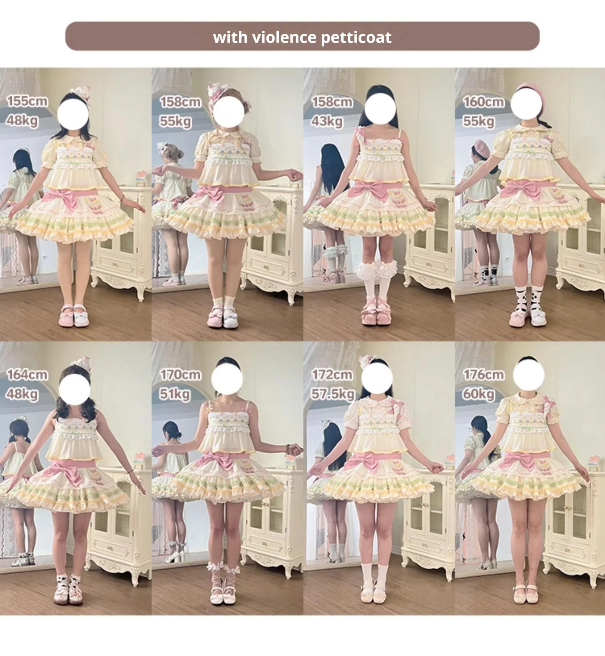 Decorative Cake - Sweet Lolita JSK Camisole Jumper Dress - Image 24