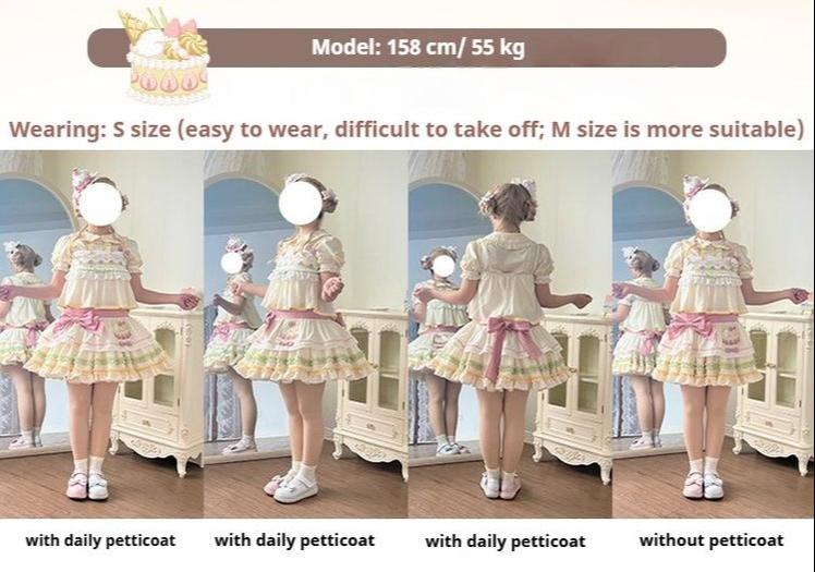 Decorative Cake - Sweet Lolita JSK Camisole Jumper Dress - Image 27