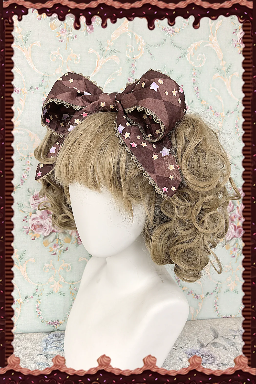Cream Meow - Sweet Lolita JSK, Cat Print - Image 13