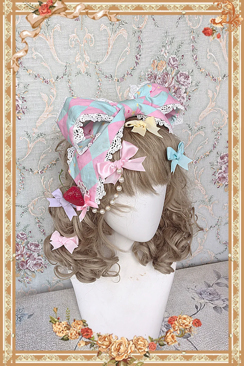 Cream Meow - Sweet Lolita JSK, Cat Print - Image 17