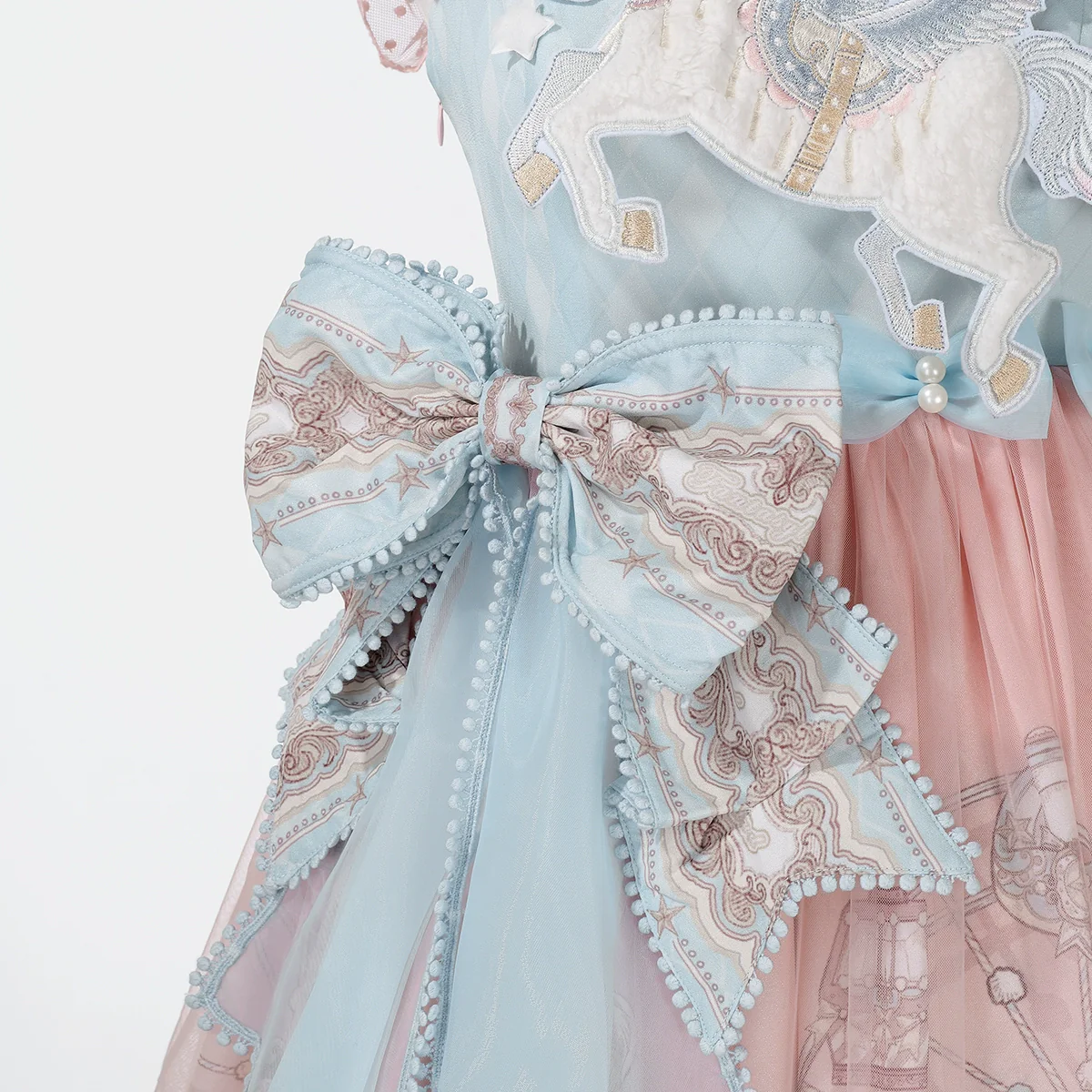 Designer Gift - CloudPlay - Sweet Lolita JSK Dress, Carousel Print - Image 14