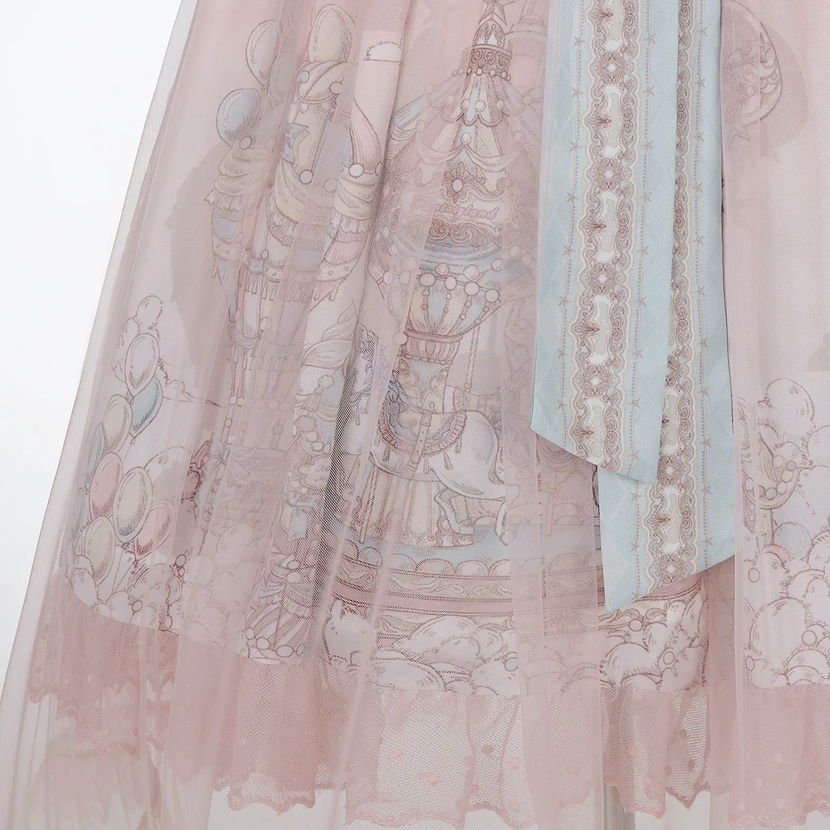 Designer Gift - CloudPlay - Sweet Lolita JSK Dress, Carousel Print - Image 16