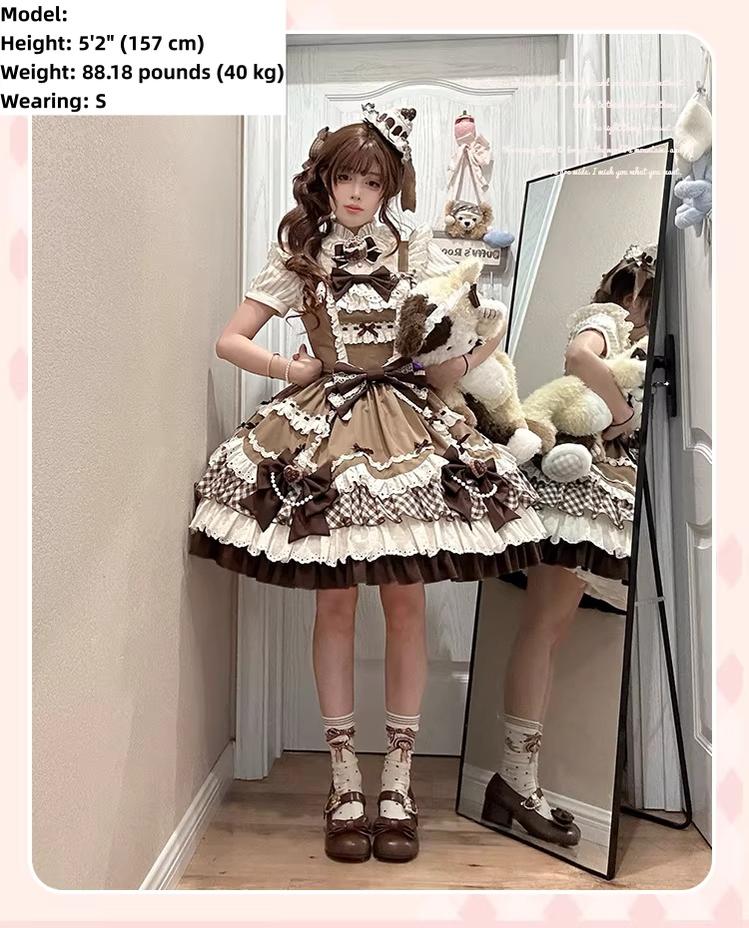 Berry Sweetheart - Sweet Lolita JSK Dress, Four Tiered Hem - Image 11