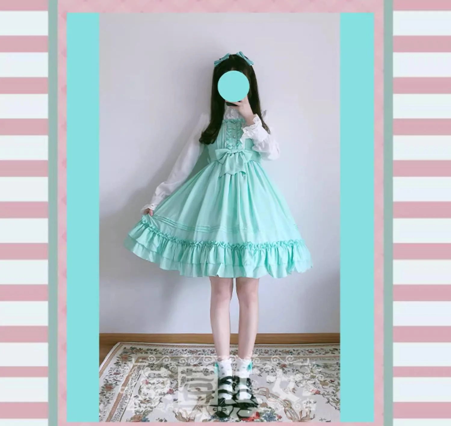 Sweet Lolita JSK Multicolored Lolita Dress - Image 15