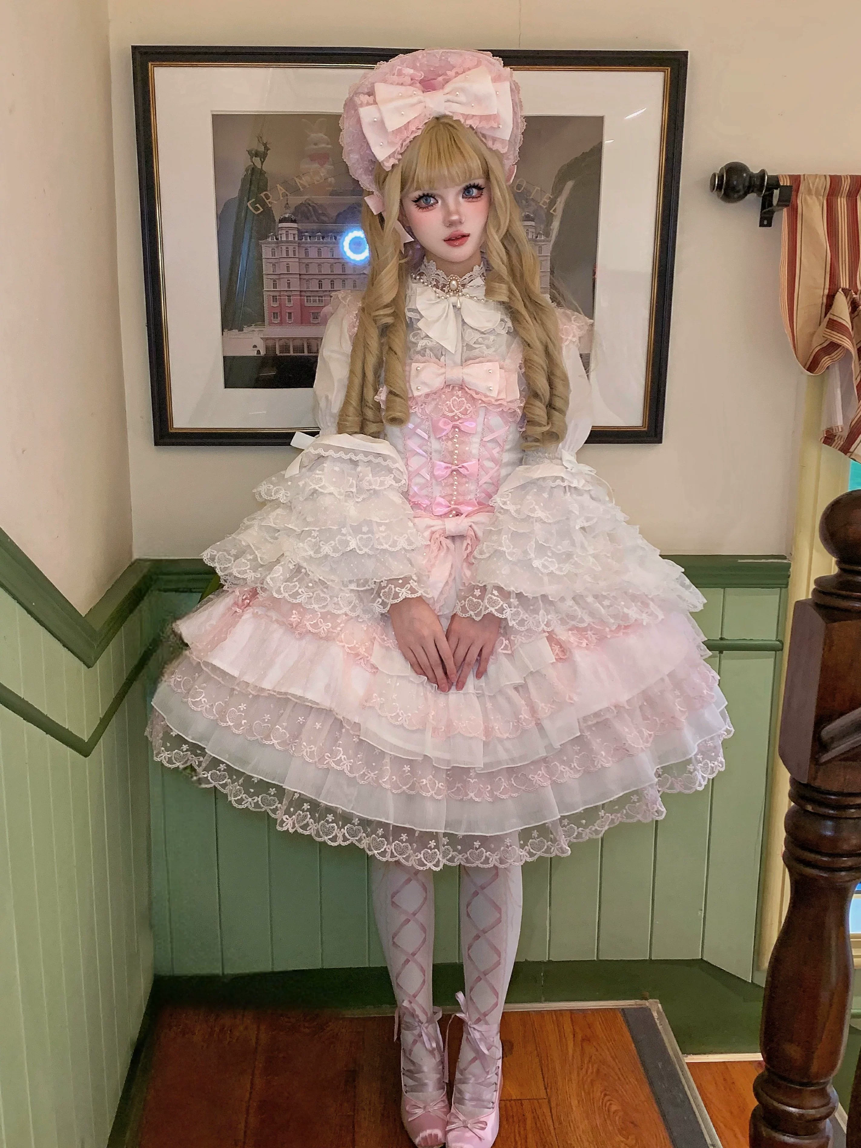 Love Overture - Sweet Lolita JSK, Tiered Ruffles Dress - Image 11