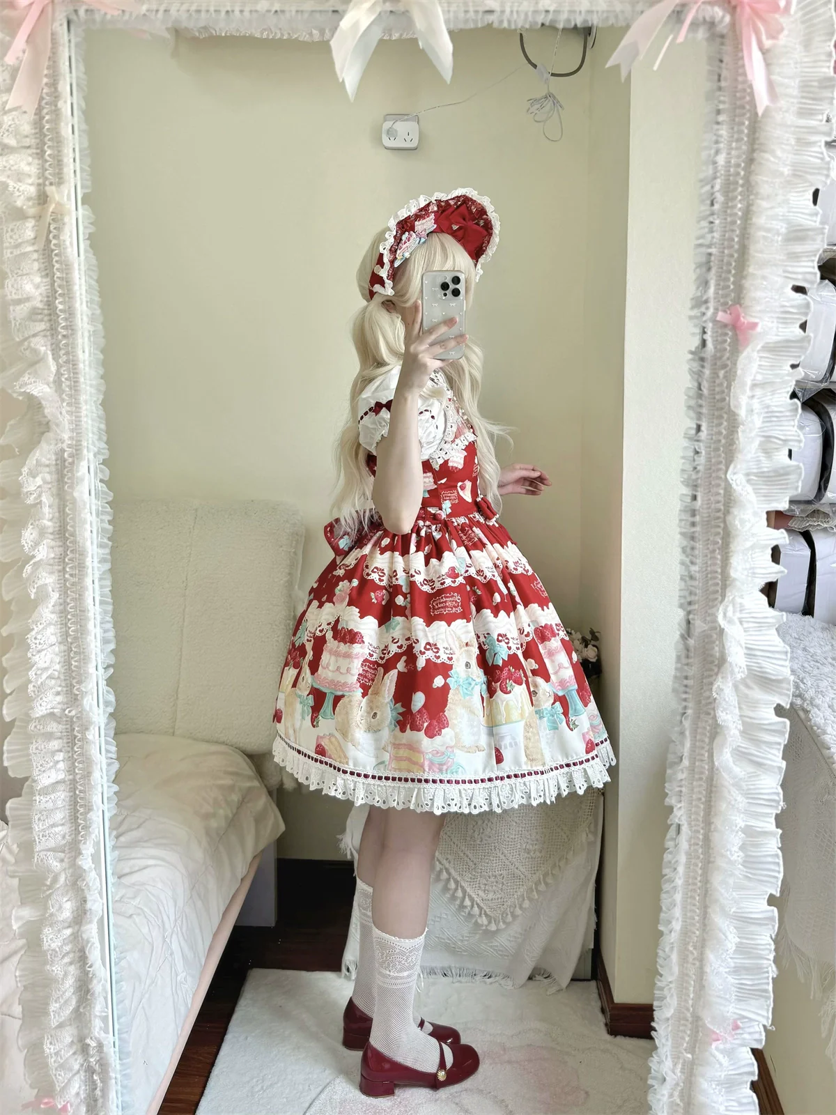Honey Bunny Cake - Sweet Lolita JSK/OP/Strap SK/Shirt - Image 108