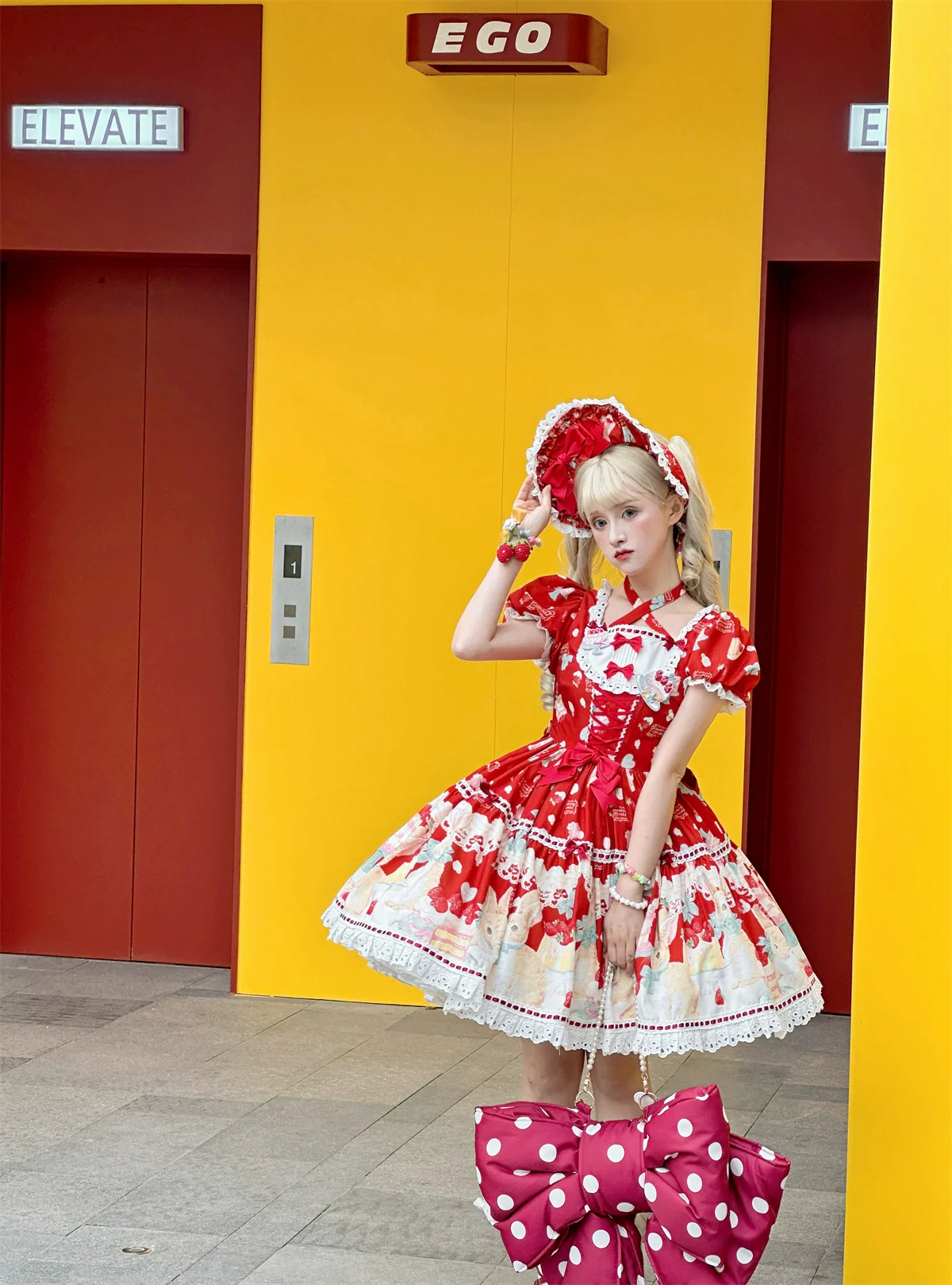 Honey Bunny Cake - Sweet Lolita JSK/OP/Strap SK/Shirt - Image 11