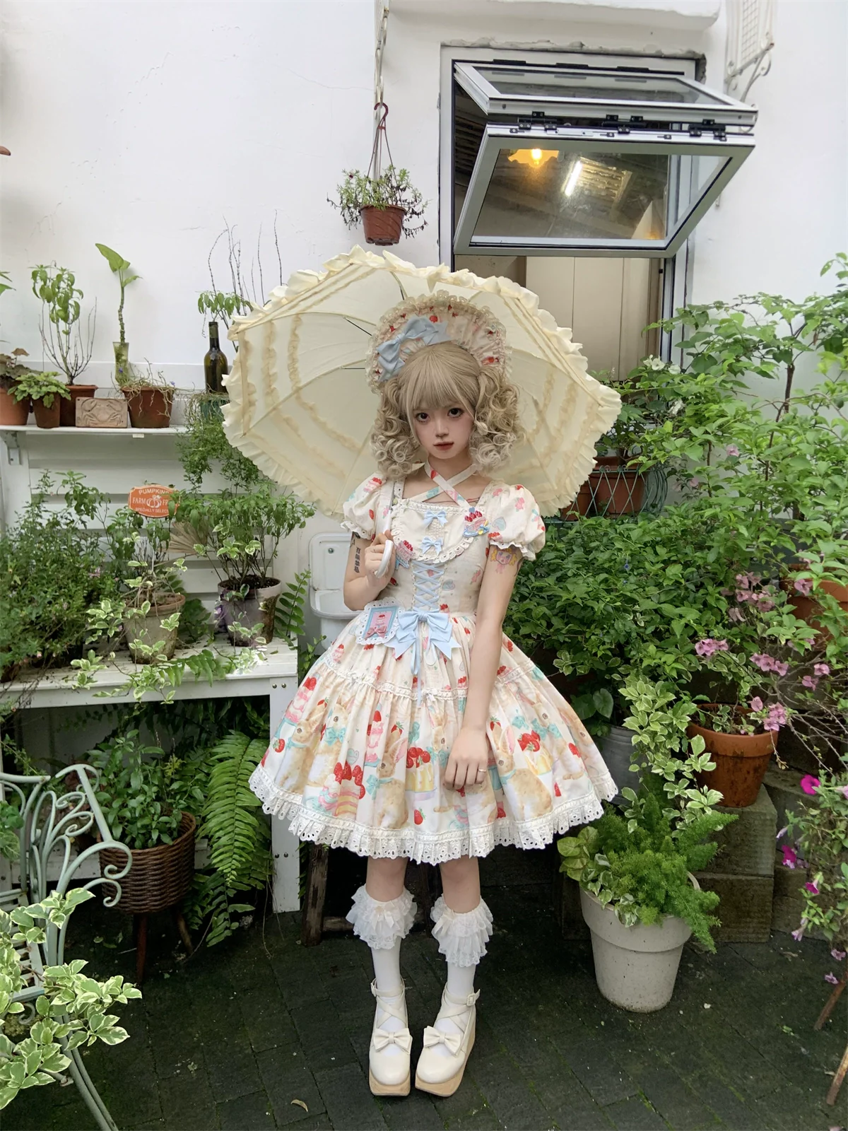 Honey Bunny Cake - Sweet Lolita JSK/OP/Strap SK/Shirt - Image 113