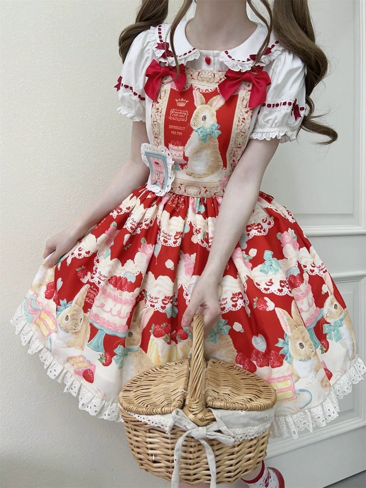 Honey Bunny Cake - Sweet Lolita JSK/OP/Strap SK/Shirt - Image 114