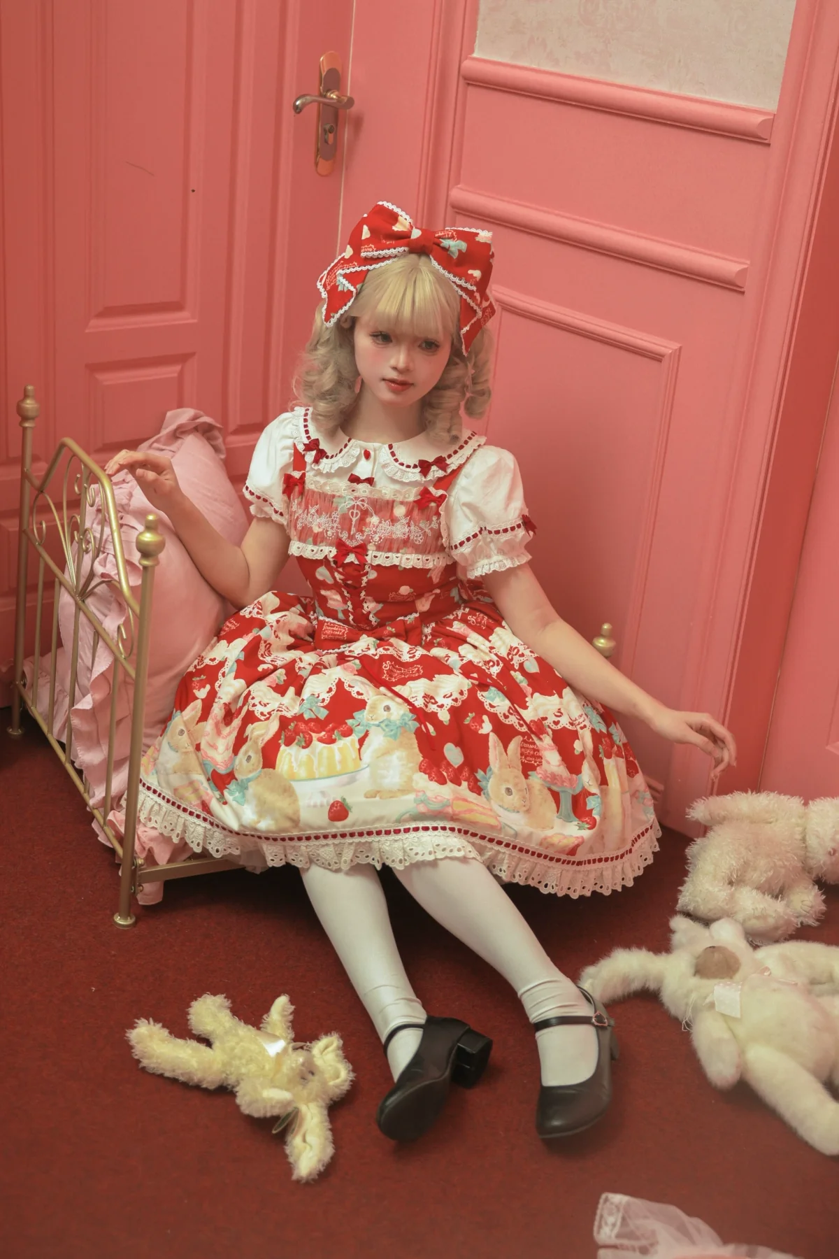 Honey Bunny Cake - Sweet Lolita JSK/OP/Strap SK/Shirt - Image 142