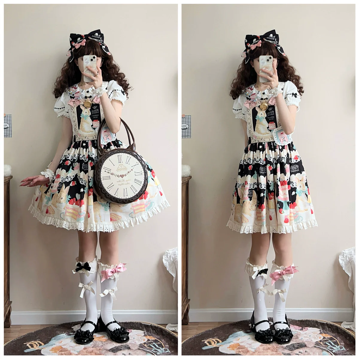 Honey Bunny Cake - Sweet Lolita JSK/OP/Strap SK/Shirt - Image 144