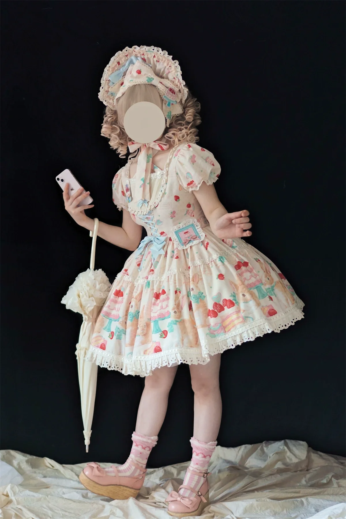 Honey Bunny Cake - Sweet Lolita JSK/OP/Strap SK/Shirt - Image 151