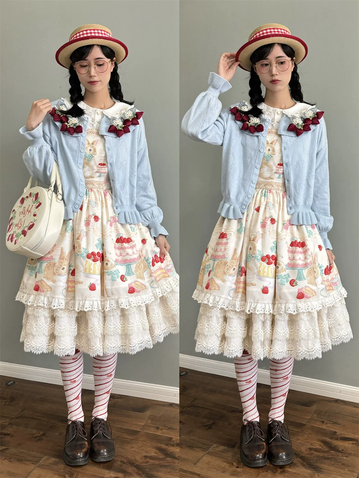 Honey Bunny Cake - Sweet Lolita JSK/OP/Strap SK/Shirt - Image 160