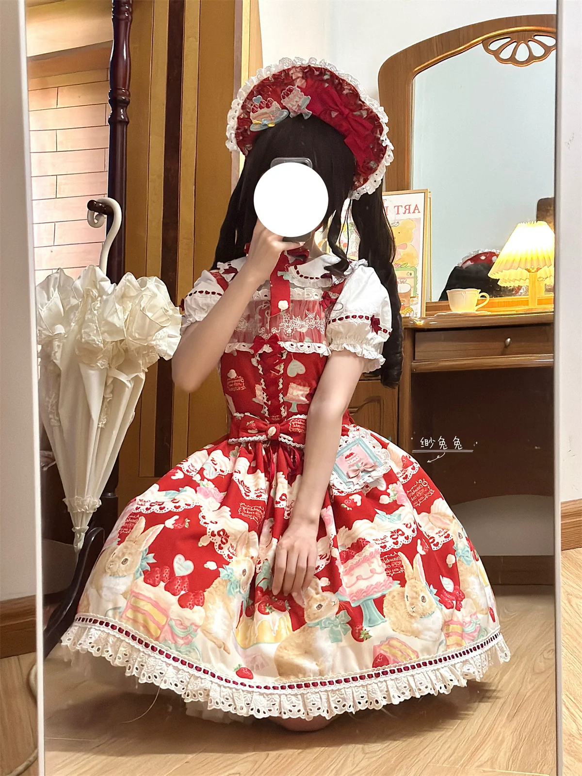 Honey Bunny Cake - Sweet Lolita JSK/OP/Strap SK/Shirt - Image 162