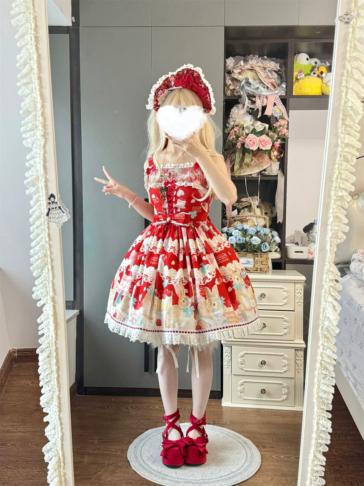 Honey Bunny Cake - Sweet Lolita JSK/OP/Strap SK/Shirt - Image 165