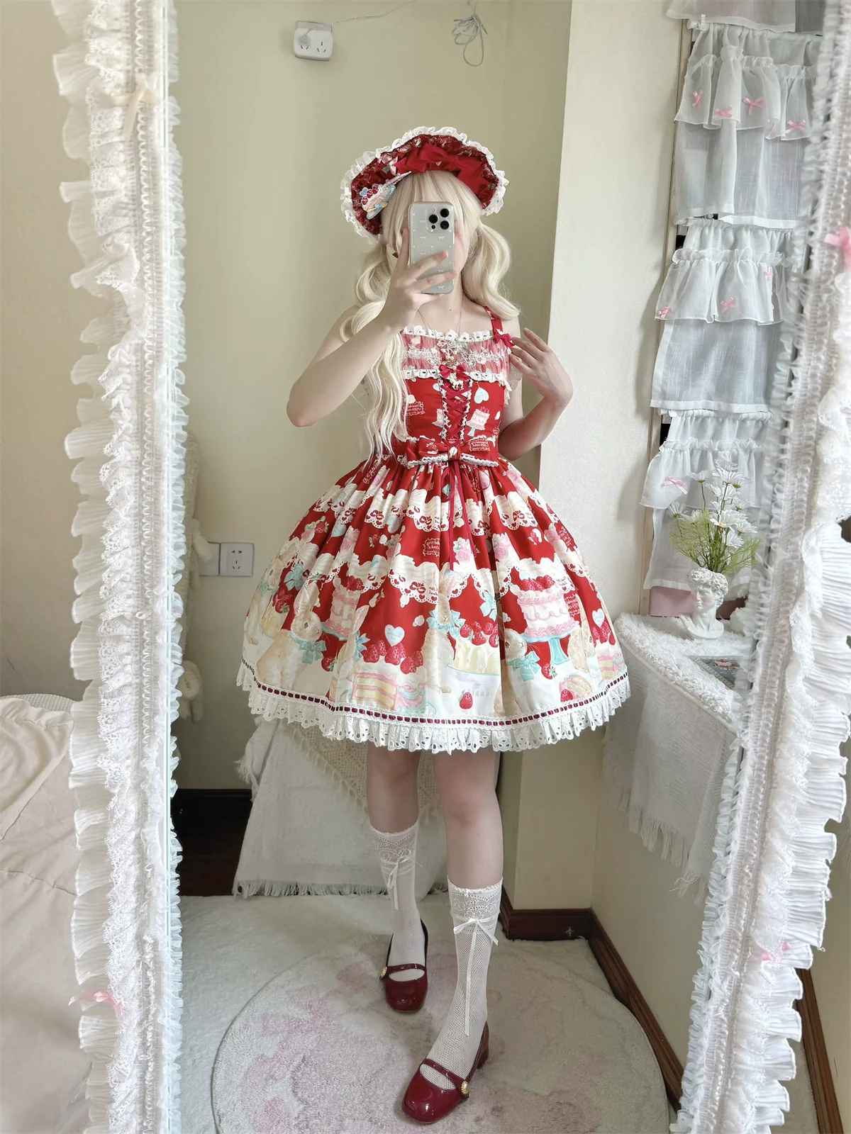 Honey Bunny Cake - Sweet Lolita JSK/OP/Strap SK/Shirt - Image 168