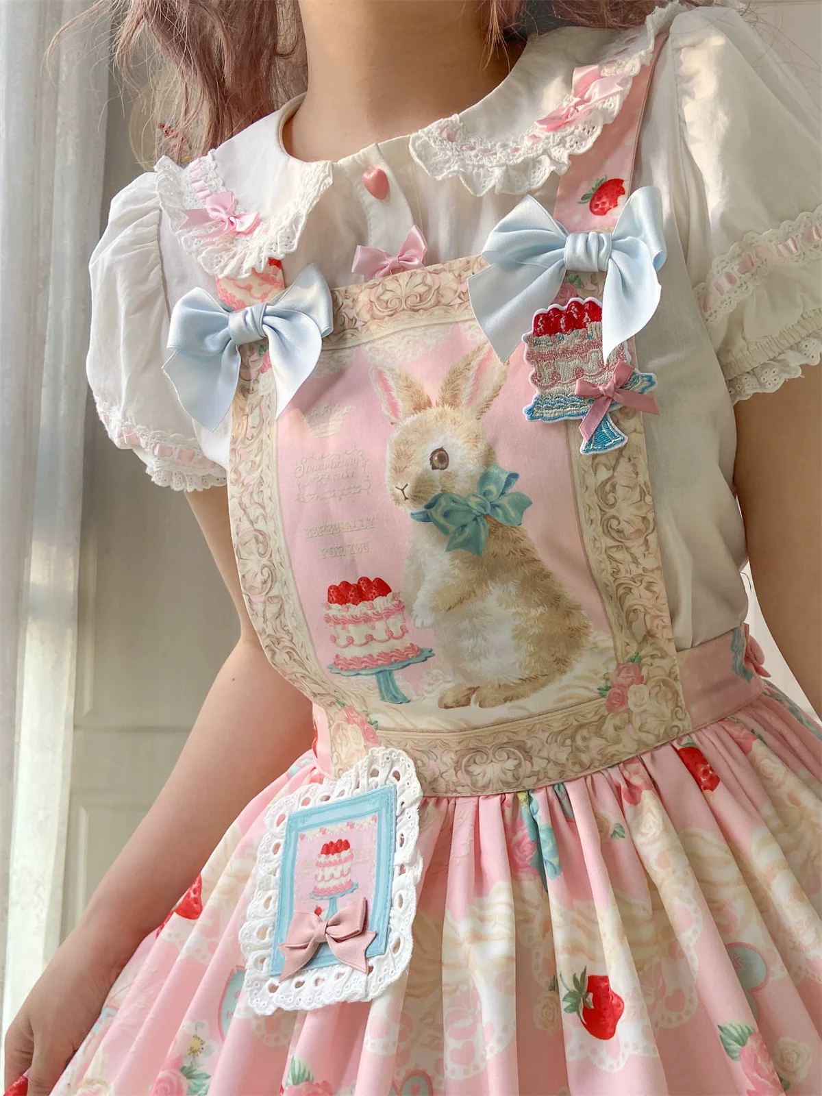 Honey Bunny Cake - Sweet Lolita JSK/OP/Strap SK/Shirt - Image 169