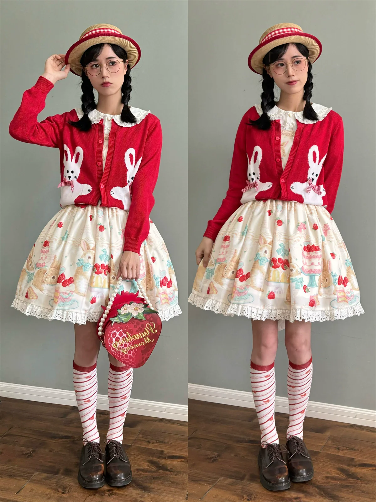 Honey Bunny Cake - Sweet Lolita JSK/OP/Strap SK/Shirt - Image 17
