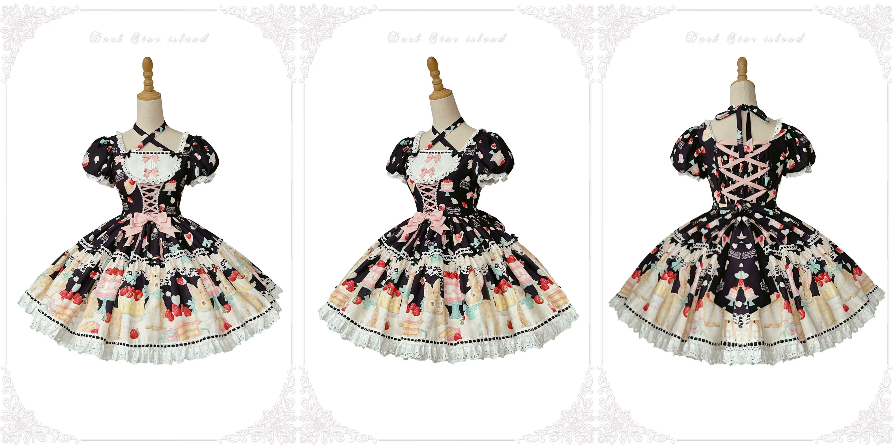 Honey Bunny Cake - Sweet Lolita JSK/OP/Strap SK/Shirt - Image 185