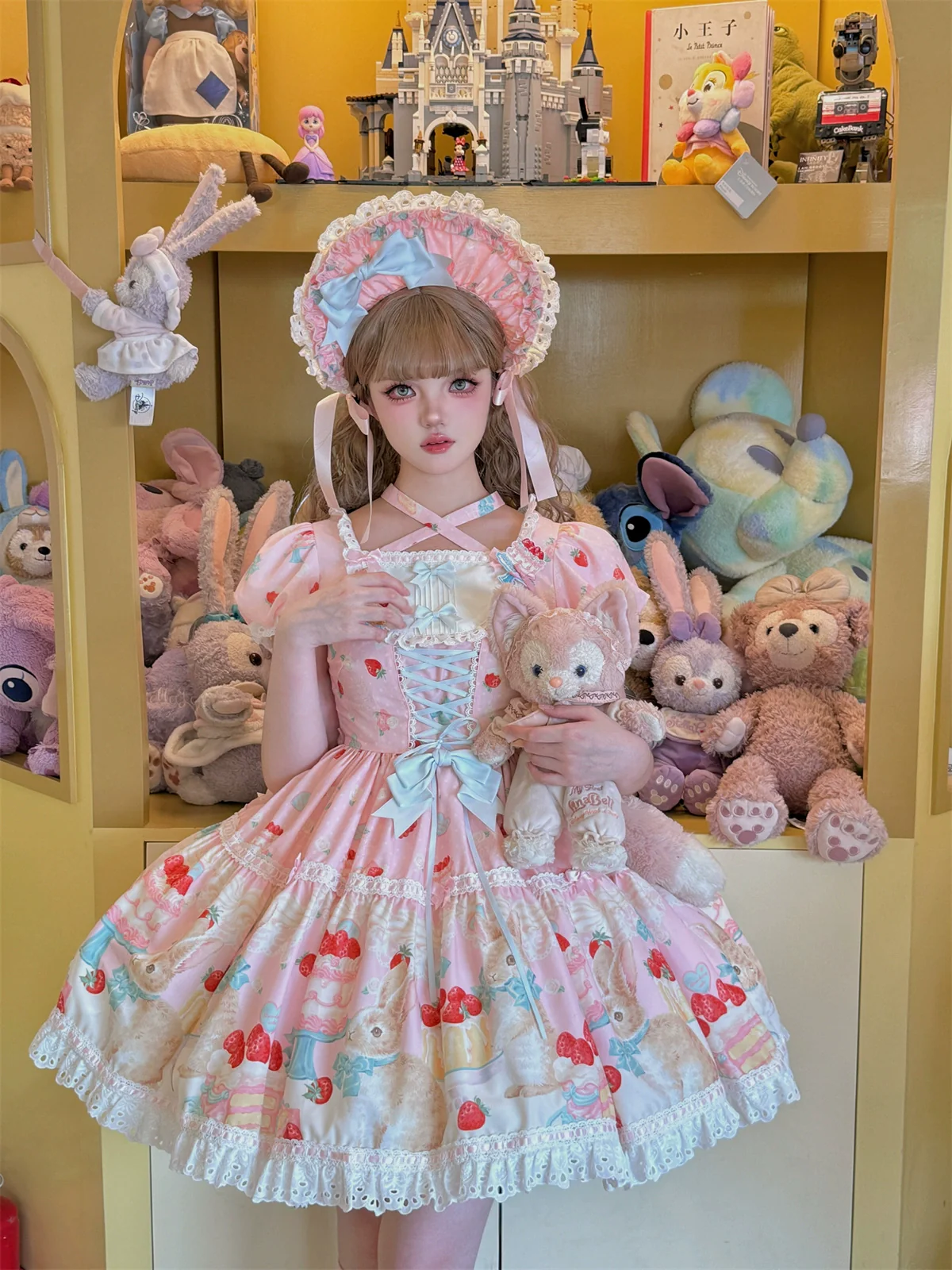 Honey Bunny Cake - Sweet Lolita JSK/OP/Strap SK/Shirt - Image 26