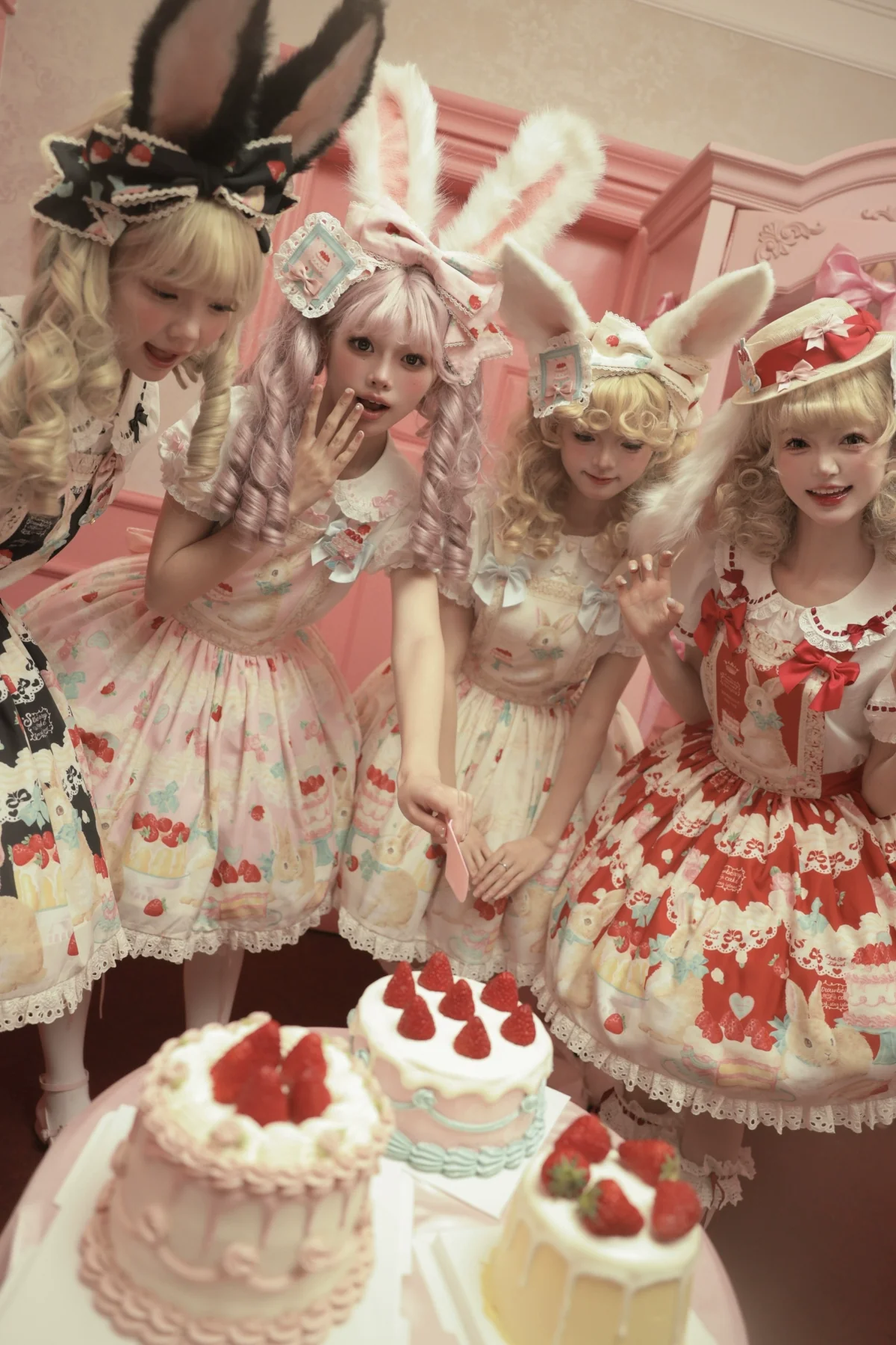 Honey Bunny Cake - Sweet Lolita JSK/OP/Strap SK/Shirt - Image 66