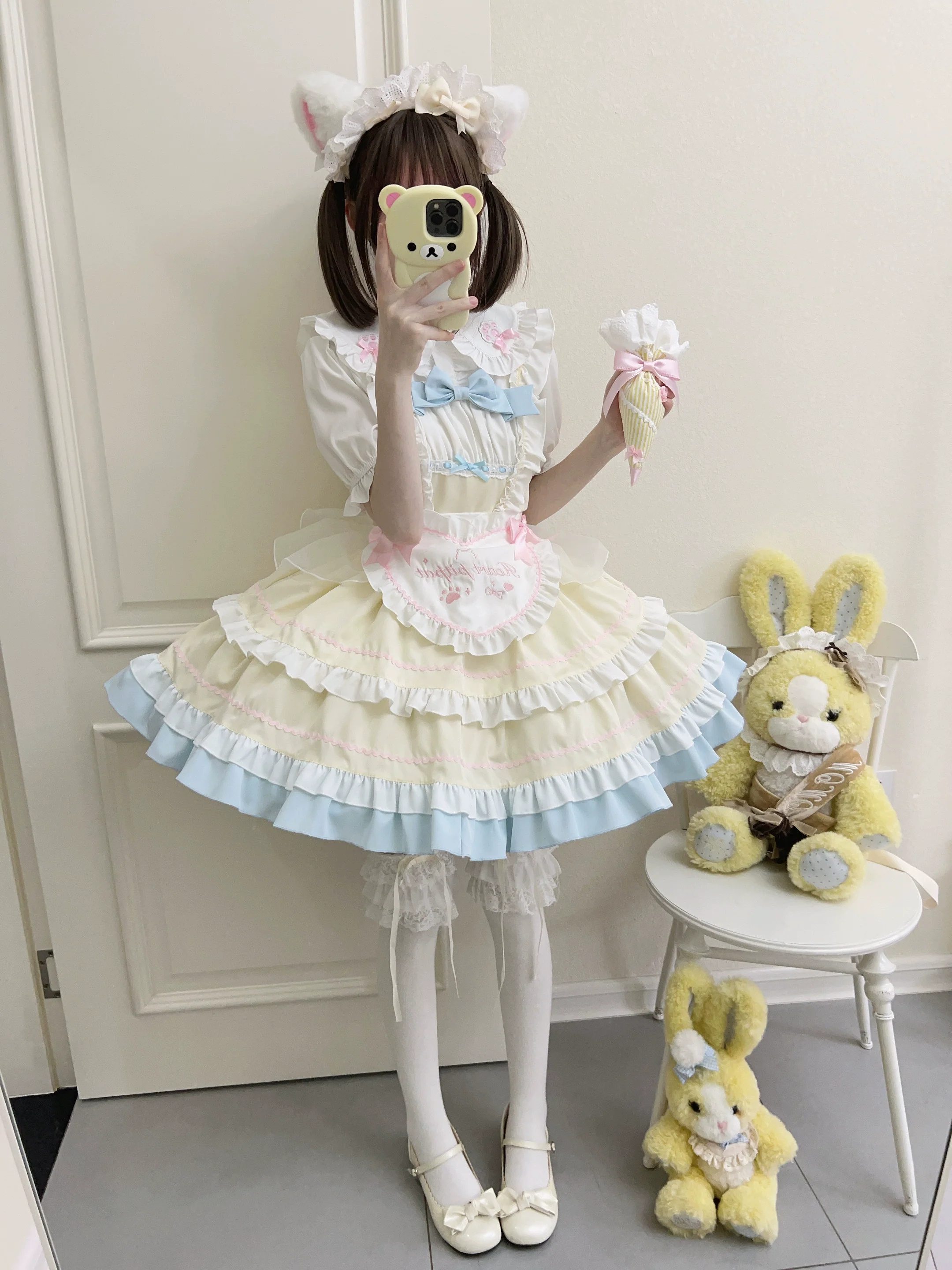 Cat Ear Tale - Sweet Lolita Jumper Dress Suspender Dress - Image 21
