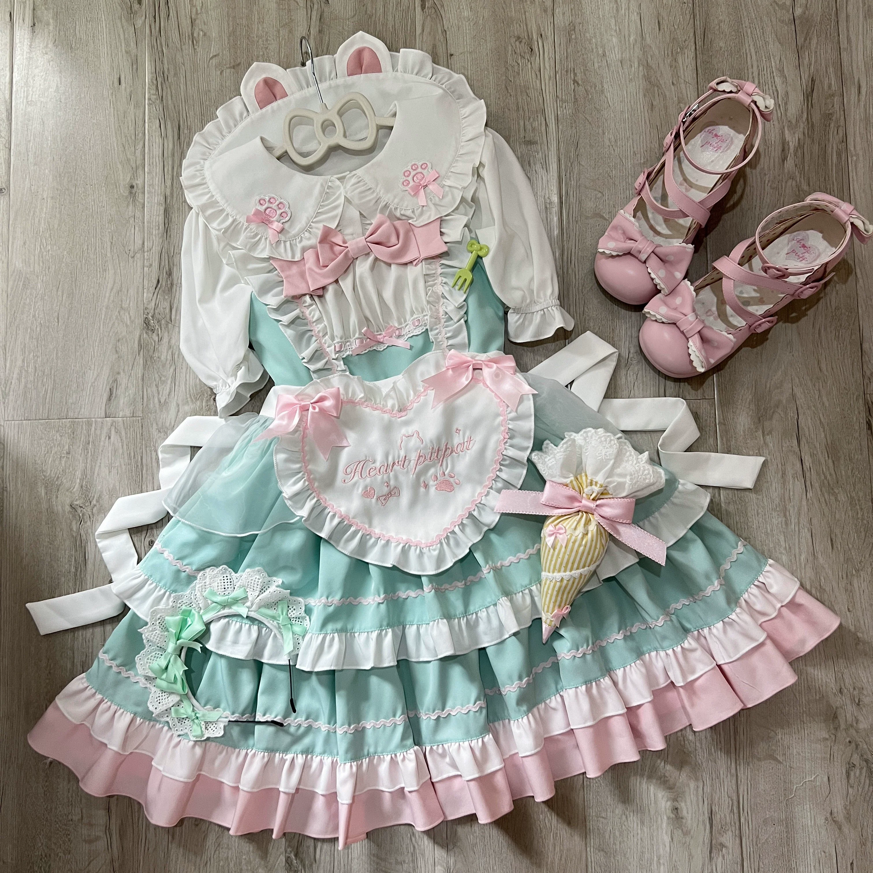 Cat Ear Tale - Sweet Lolita Jumper Dress Suspender Dress - Image 40