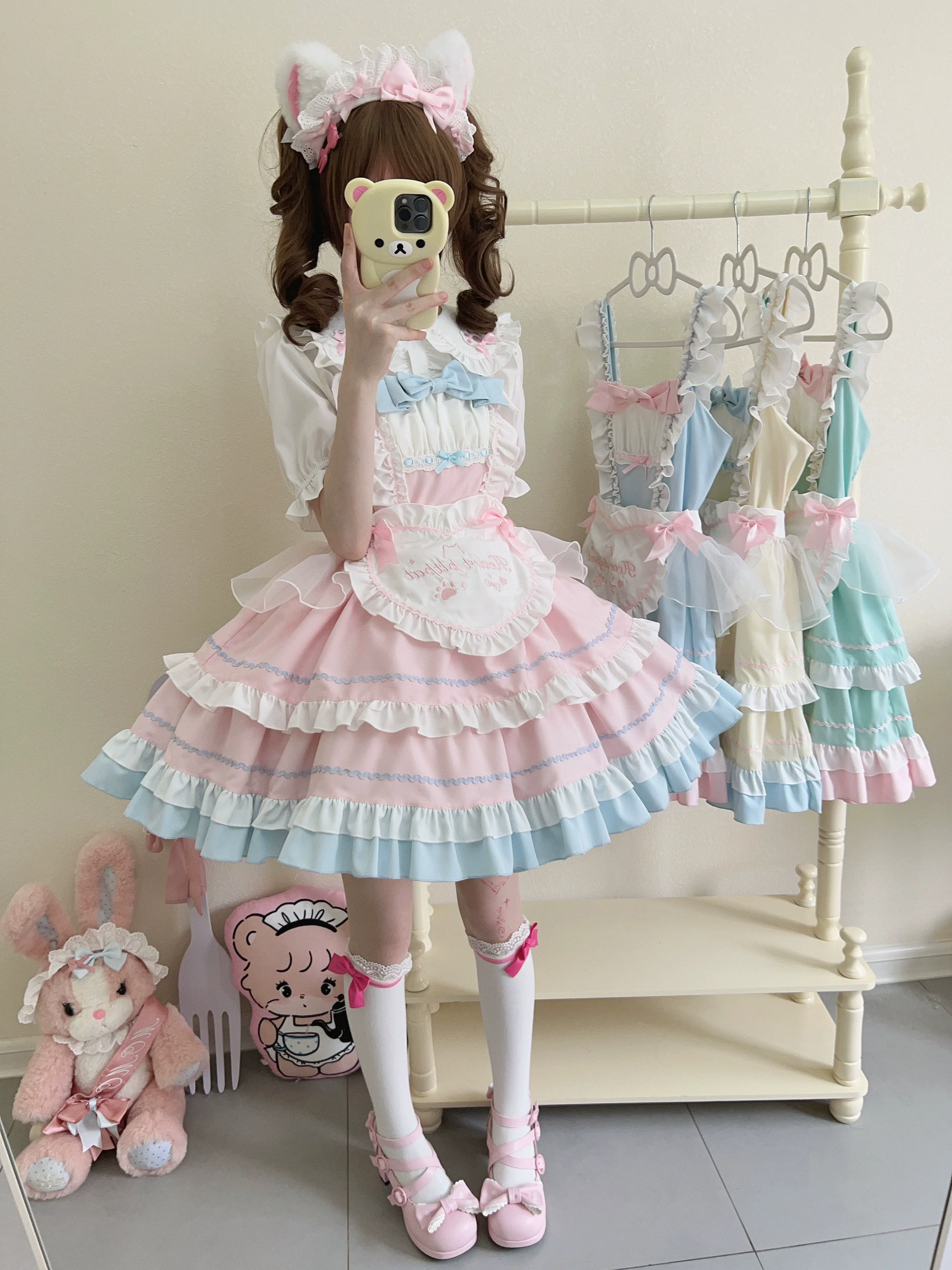 Cat Ear Tale - Sweet Lolita Jumper Dress Suspender Dress - Image 47