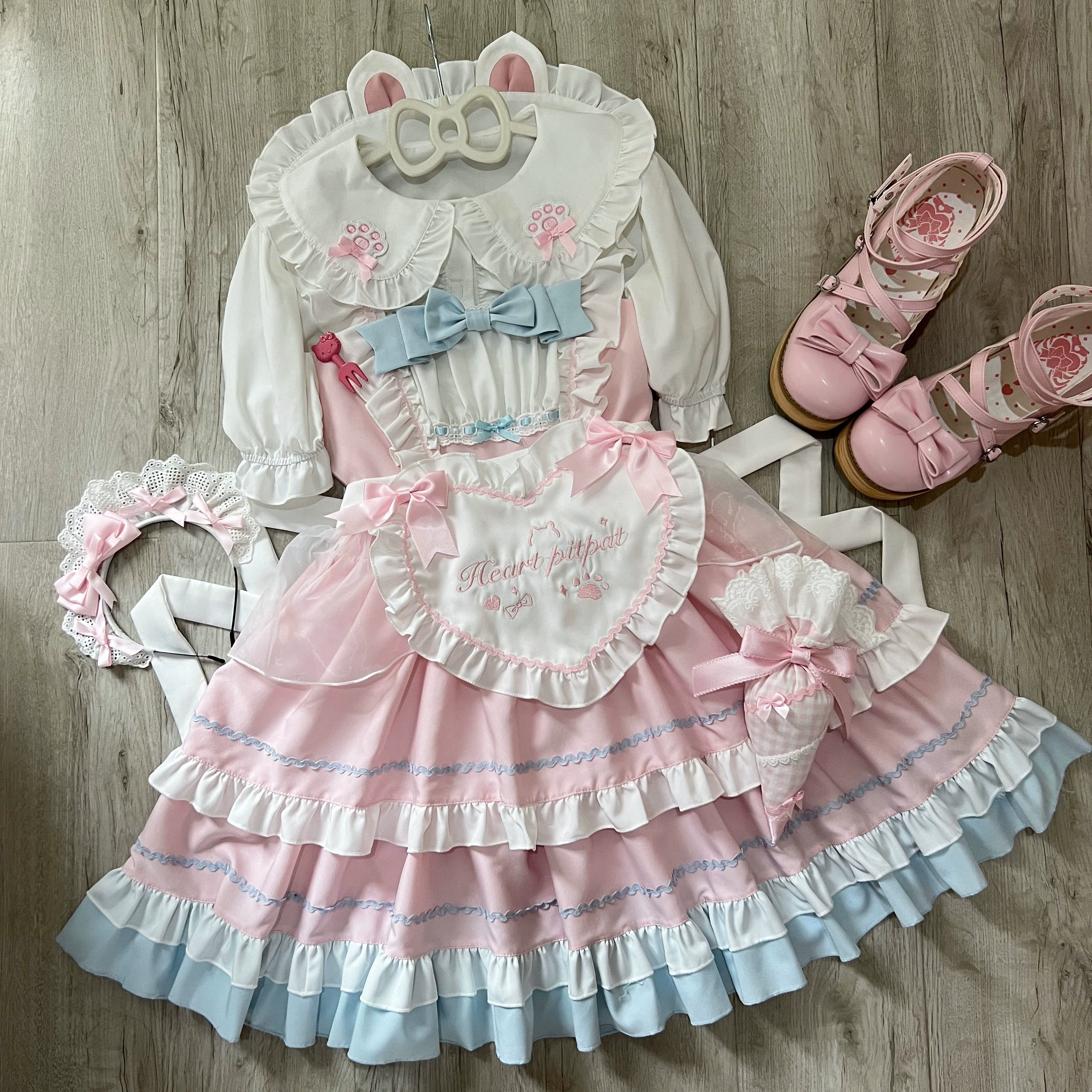 Cat Ear Tale - Sweet Lolita Jumper Dress Suspender Dress - Image 54