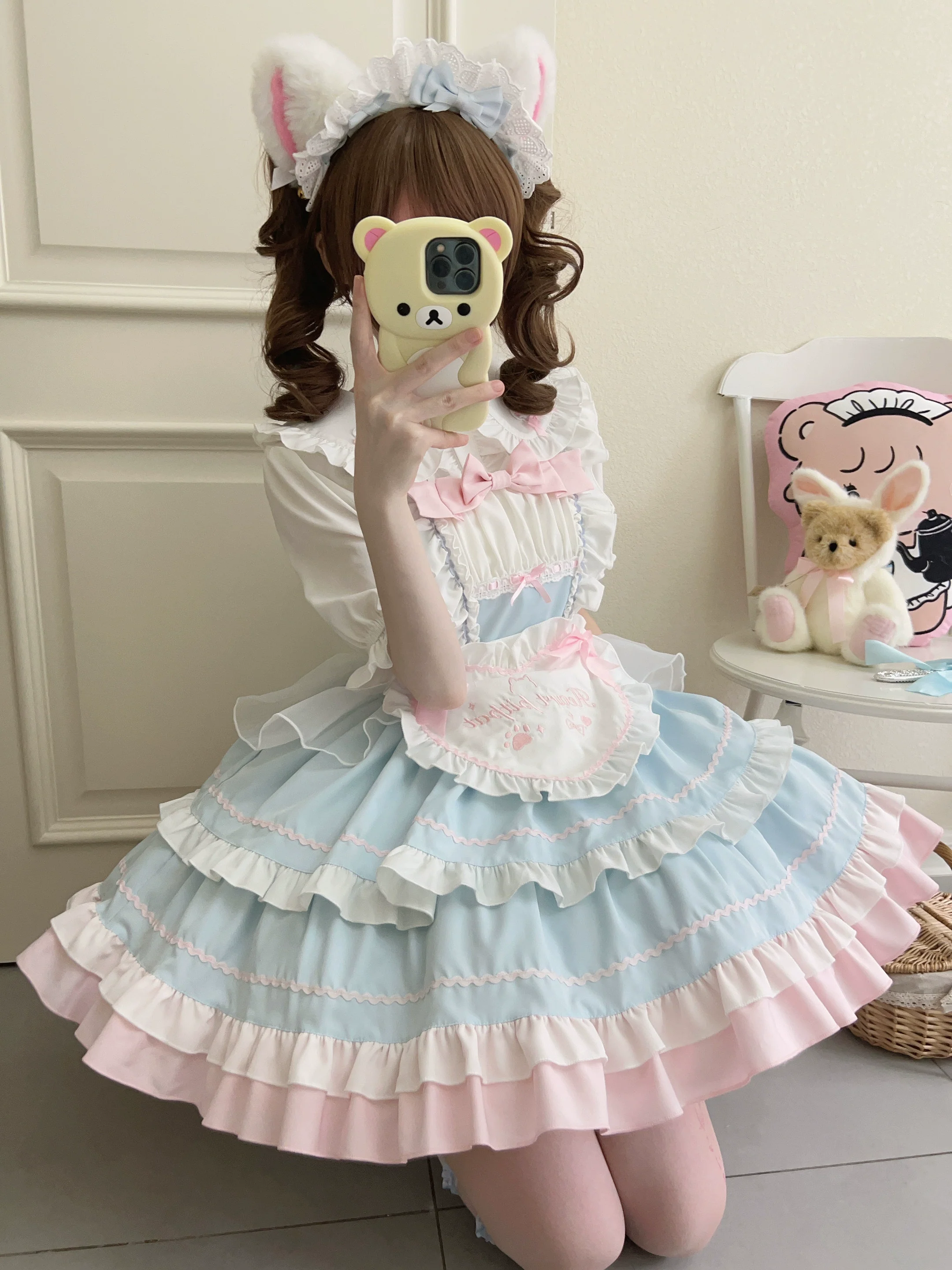 Cat Ear Tale - Sweet Lolita Jumper Dress Suspender Dress - Image 7
