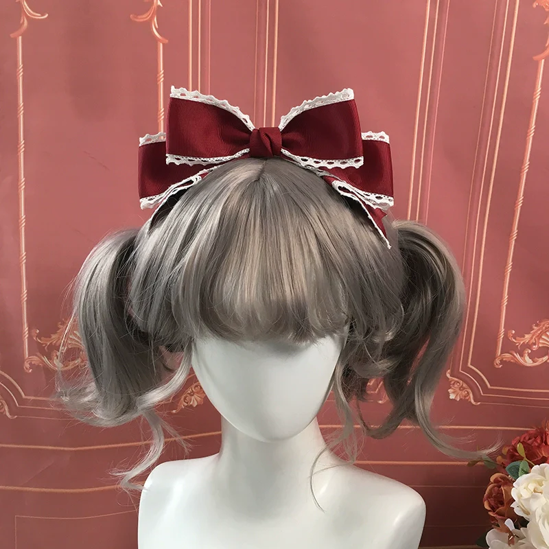 Qingyi Handmade - Sweet Lolita KC Multicolor Bow Lolita Headwear - Image 12
