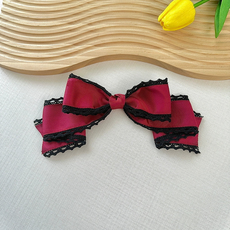 Qingyi Handmade - Sweet Lolita KC Multicolor Bow Lolita Headwear - Image 15