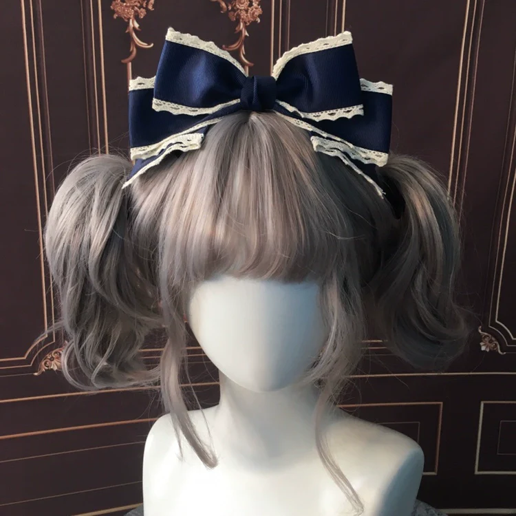 Qingyi Handmade - Sweet Lolita KC Multicolor Bow Lolita Headwear - Image 25