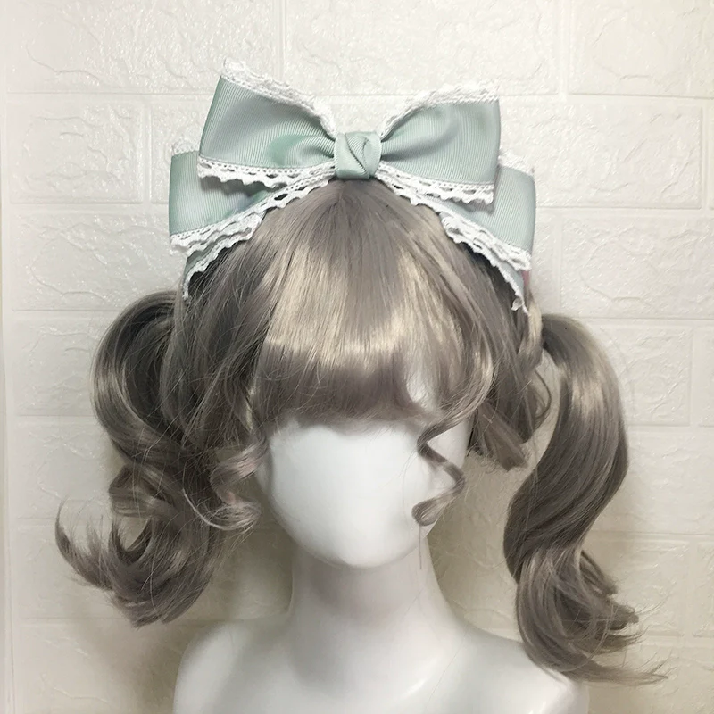Qingyi Handmade - Sweet Lolita KC Multicolor Bow Lolita Headwear - Image 3