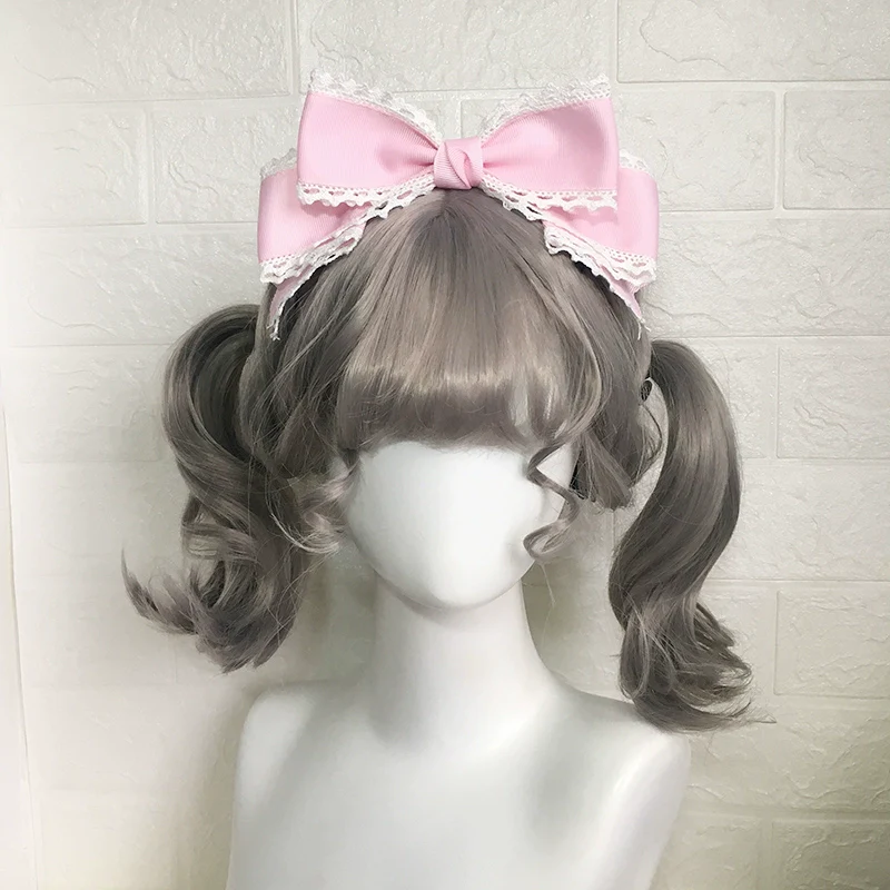 Qingyi Handmade - Sweet Lolita KC Multicolor Bow Lolita Headwear - Image 4