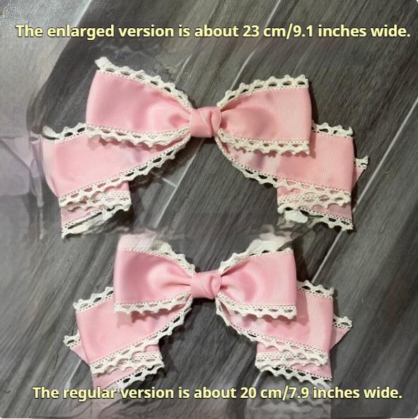 Qingyi Handmade - Sweet Lolita KC Multicolor Bow Lolita Headwear - Image 43