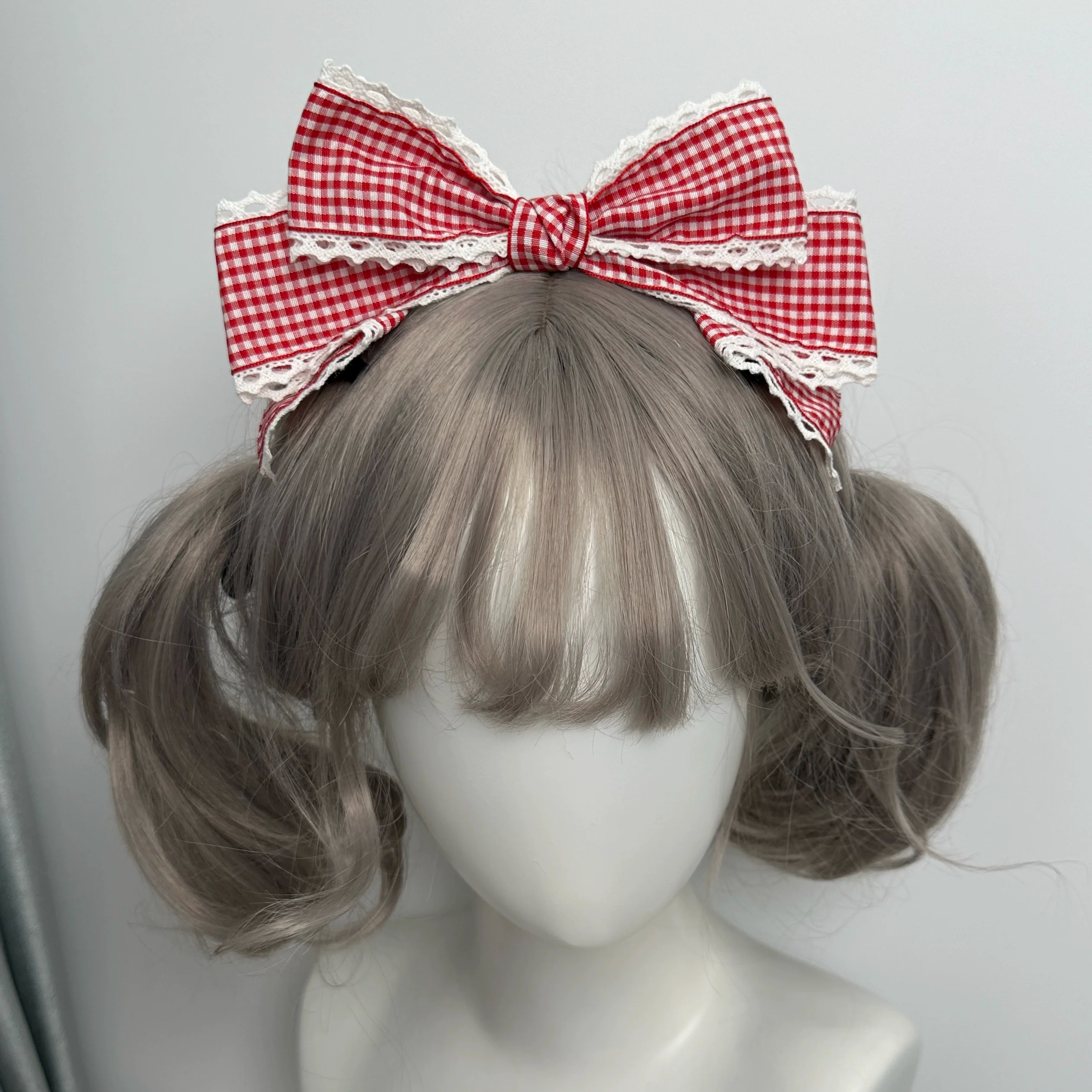 Qingyi Handmade - Sweet Lolita KC Multicolor Bow Lolita Headwear - Image 9