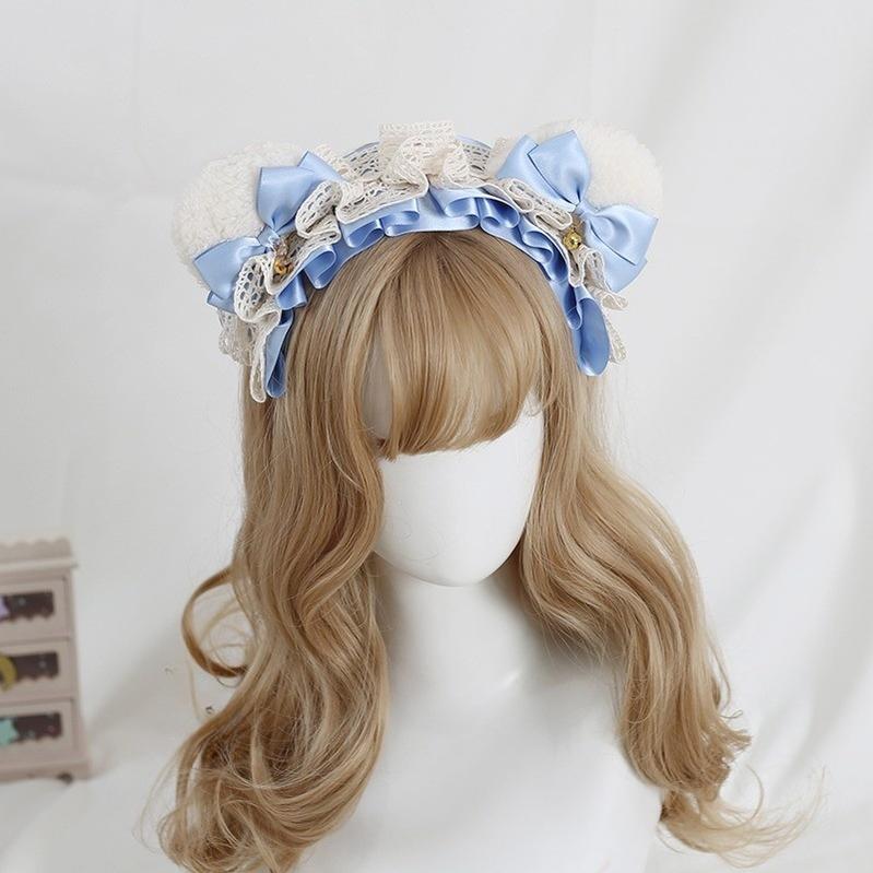 Xiaogui - Sweet Lolita KC With Bear Ear and Removable Bell - Image 10