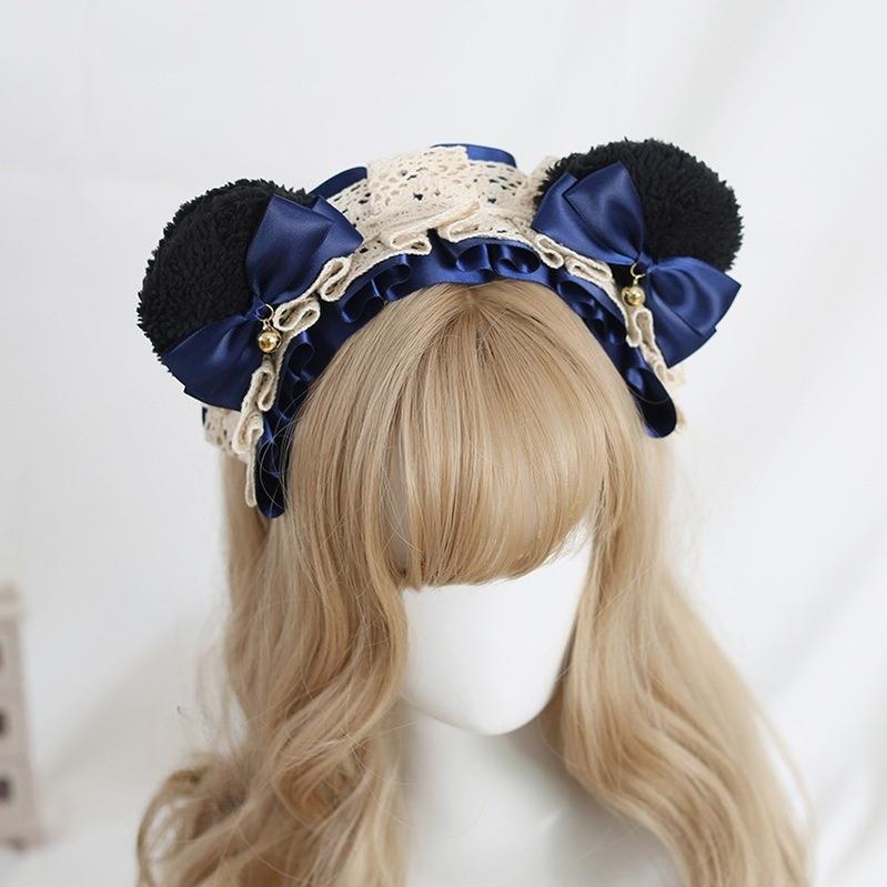Xiaogui - Sweet Lolita KC With Bear Ear and Removable Bell - Image 11