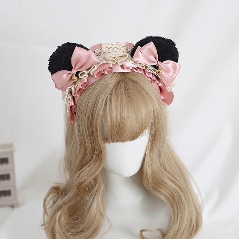 Xiaogui - Sweet Lolita KC With Bear Ear and Removable Bell - Image 12