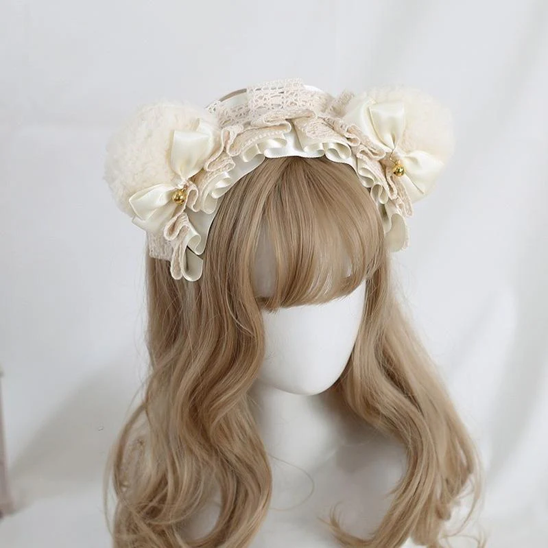 Xiaogui - Sweet Lolita KC With Bear Ear and Removable Bell - Image 15