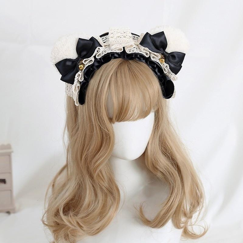Xiaogui - Sweet Lolita KC With Bear Ear and Removable Bell - Image 18