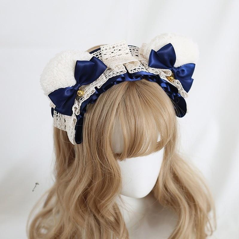 Xiaogui - Sweet Lolita KC With Bear Ear and Removable Bell - Image 20