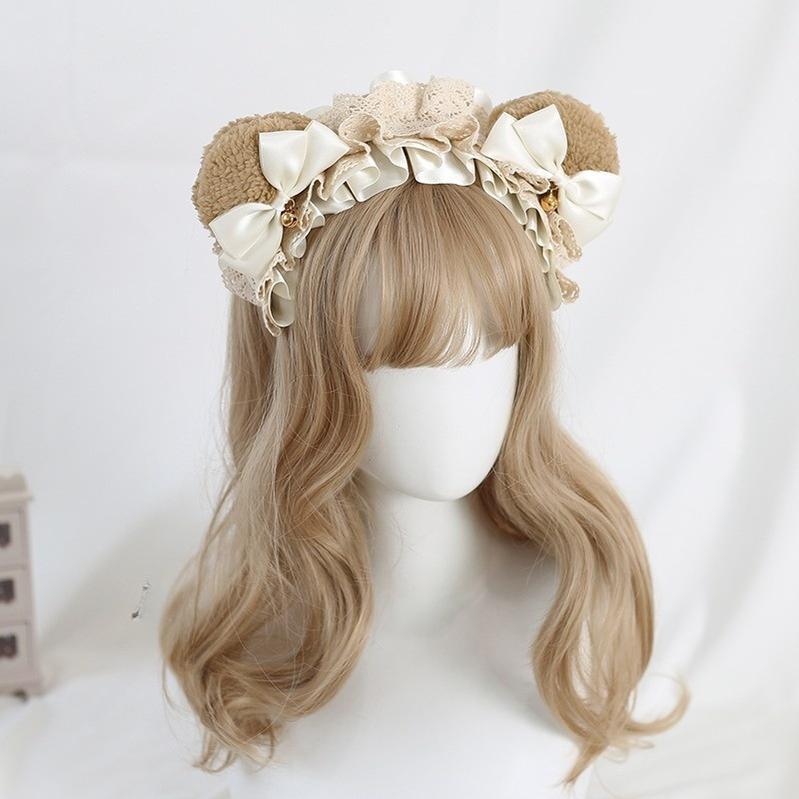 Xiaogui - Sweet Lolita KC With Bear Ear and Removable Bell - Image 8