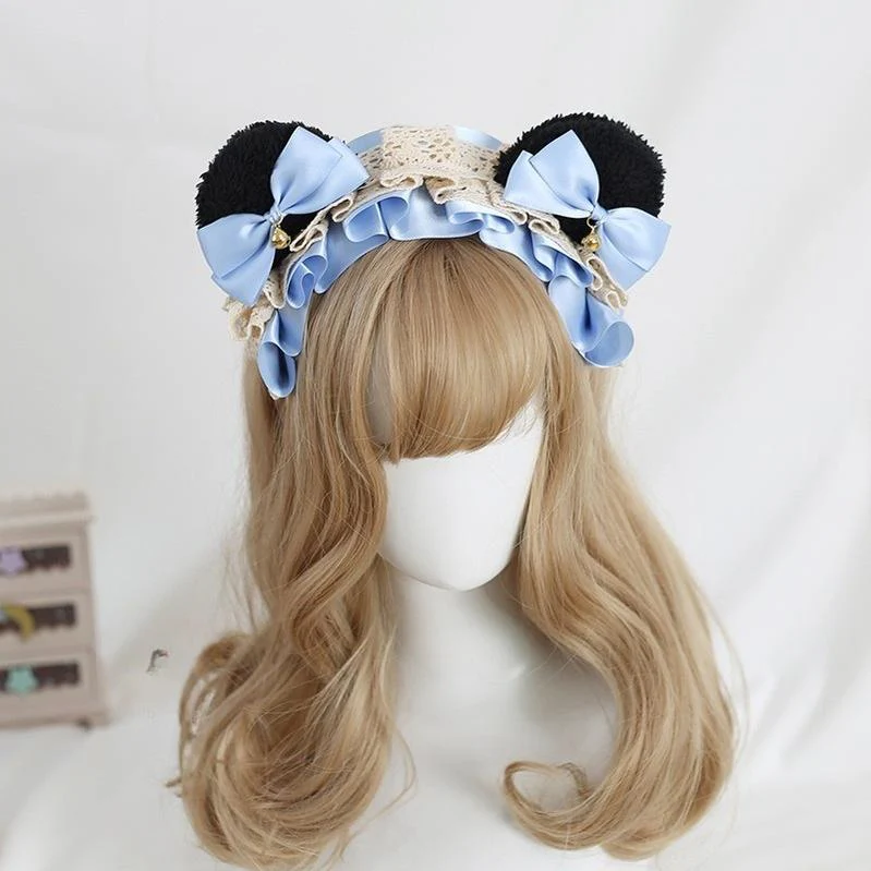 Xiaogui - Sweet Lolita KC With Bear Ear and Removable Bell - Image 9