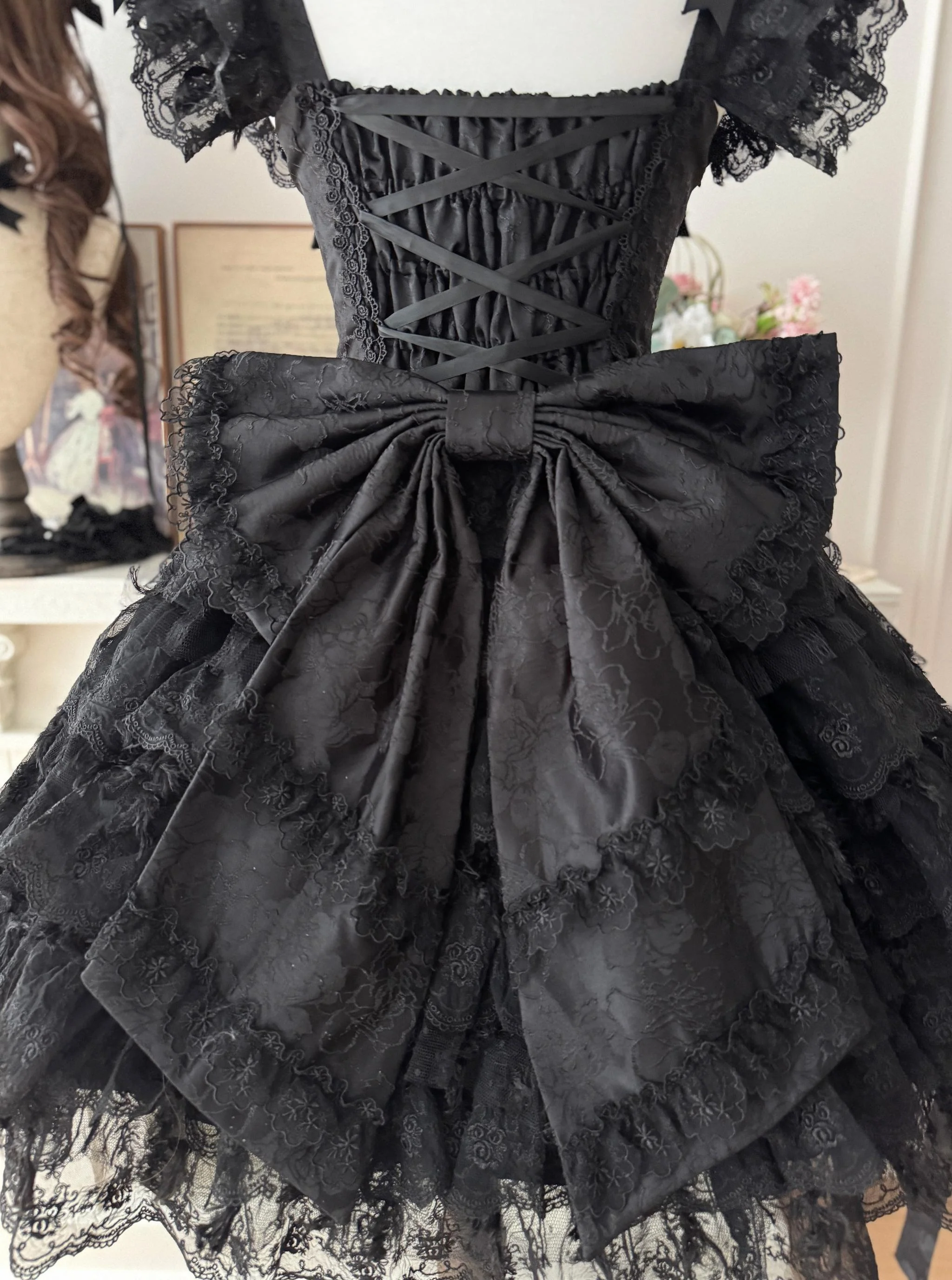 Snow Feather - Sweet Lolita Lace Accessories - Image 3