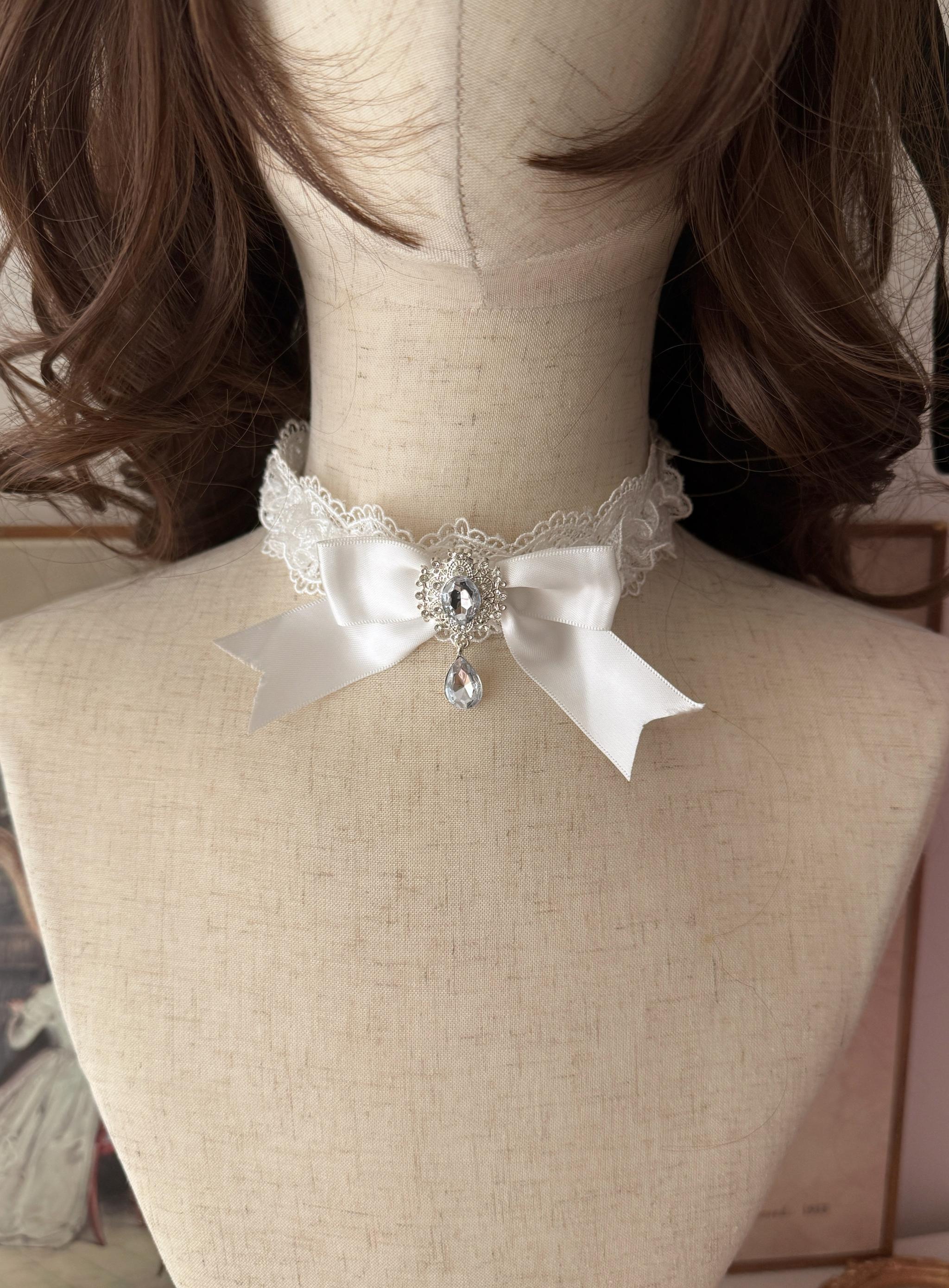 Snow Feather - Sweet Lolita Lace Accessories - Image 7