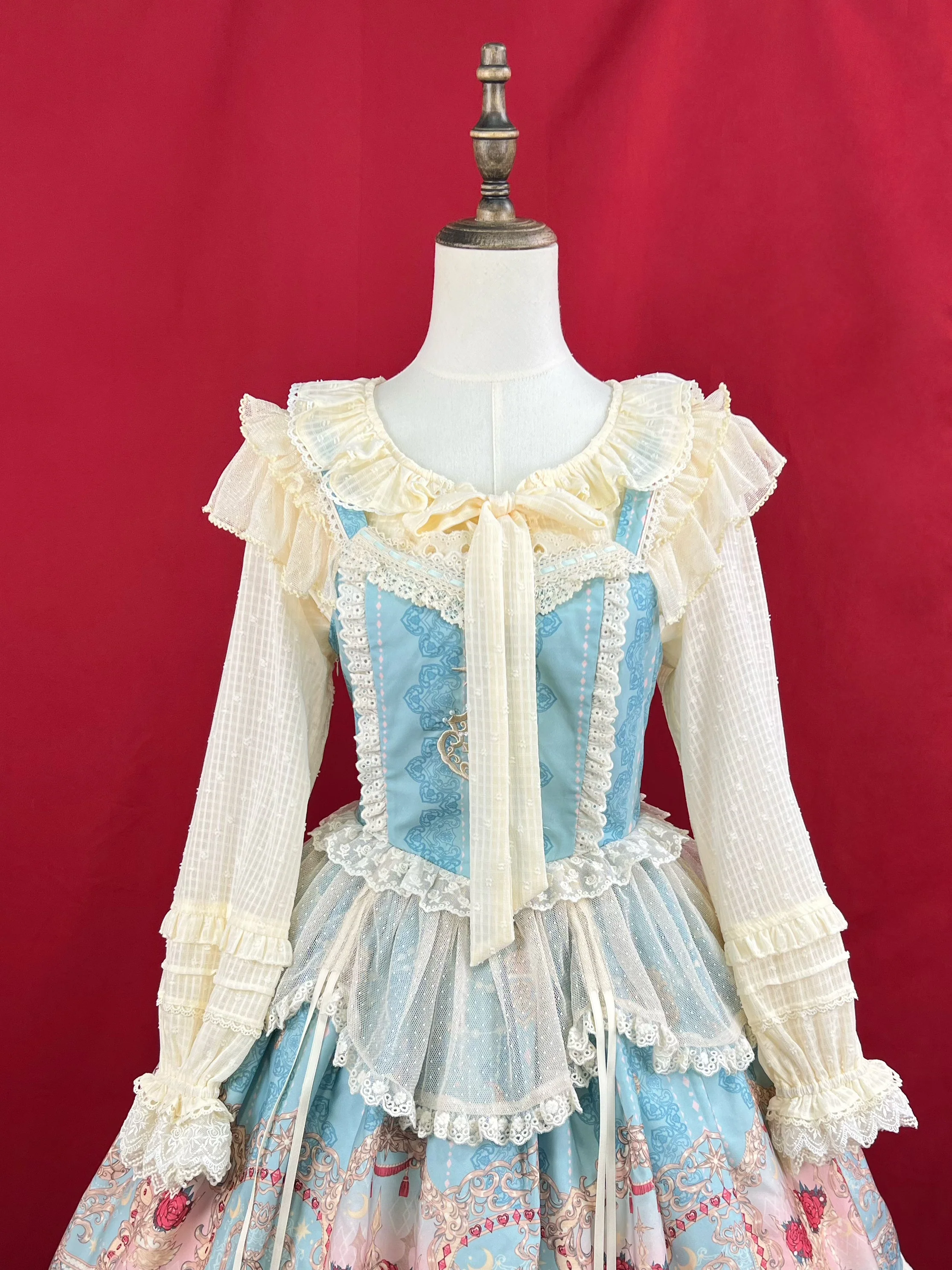 Sweet Lolita Light Cardigan White Apricot Summer Cover-Up - Image 11
