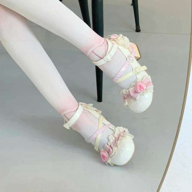 Aimee - Strawberry Limited 2.0 - Sweet Lolita Mary Jane Heel Shoes - Image 10