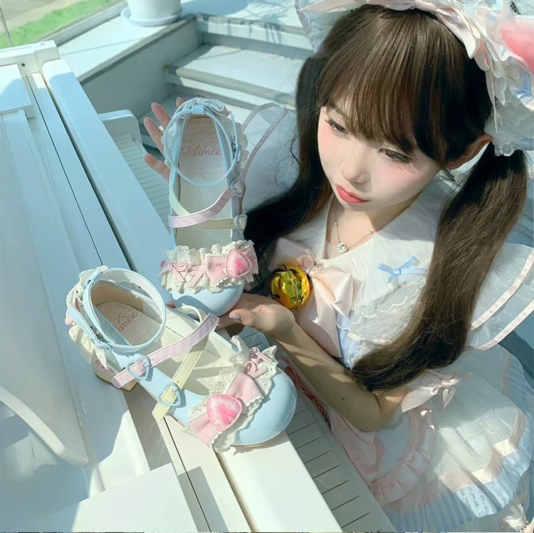 Aimee - Strawberry Limited 2.0 - Sweet Lolita Mary Jane Heel Shoes - Image 12